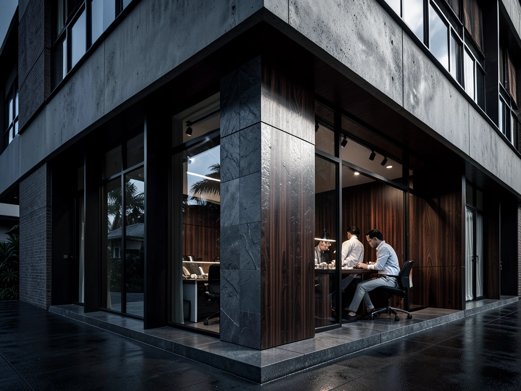 Structural integrity of a modern Jakarta office